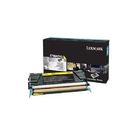 Lexmark Laser Toner Cartridge - Return Program - Yellow - 1 Pack