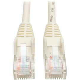 Tripp Lite 3ft Cat5e / Cat5 350MHz Snagless Patch Cable RJ45 M/M White 3'