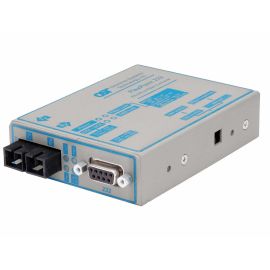 FlexPoint RS-232 Serial Fiber Media Converter DB-9 SC Multimode 2.5km