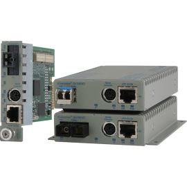 Omnitron Systems 10/100BASE-TX UTP to 100BASE-FX Media Converter and Network Interface Device