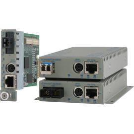 Omnitron Systems iConverter 10/100M2 UTP to Fiber Media Converter and Network Interface Device