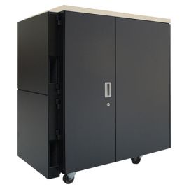 APC by Schneider Electric NetShelter CX 24U Secure Soundproof Server Room in a Box Enclosure International