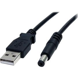 StarTech.com 2m USB to Type M Barrel Cable - USB to 5.5mm 5V DC Cable