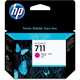 HP 711 (CZ131A) Original Inkjet Ink Cartridge - Single Pack - Magenta - 1 Each