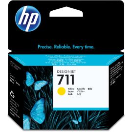 HP 711 (CZ132A) Original Inkjet Ink Cartridge - Single Pack - Yellow - 1 Each