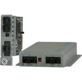 Omnitron Systems Multimode to Single-Mode Managed Fiber Converter