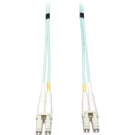 Tripp Lite 35M 10Gb Duplex Multimode 50/125 OM3 Fiber Cable LC/LC Aqua 115'