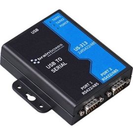 Brainboxes 2 Port RS422/485 USB to Serial Adapter