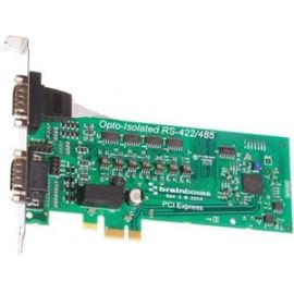 Brainboxes 2 Port RS422/485 PCI Express Serial Card With Opto Isolation