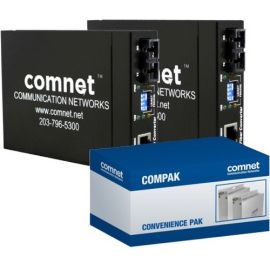 ComNet Commercial Grade 10/100 Mbps Ethernet Media Converter Kit