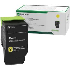 Lexmark Original High Yield Laser Toner Cartridge - Yellow - 1 Each