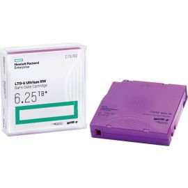 HPE LTO-6 Ultrium 6.25 TB BaFe RW Non Custom Labeled Data Cartridge 20 Pack