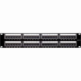 4XEM 48 Port CAT6 Rackmount Patch Panel