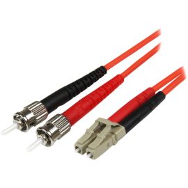 StarTech.com 1m Fiber Optic Cable - Multimode Duplex 50/125 - LSZH - LC/ST - OM2 - LC to ST Fiber Patch Cable