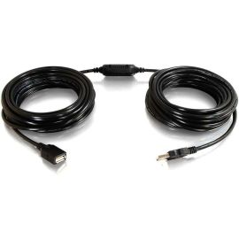 C2G 25ft USB Active Extension Cable - USB 2.0 - M/F