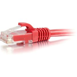 C2G-30ft Cat6 Snagless Unshielded (UTP) Network Patch Cable - Red