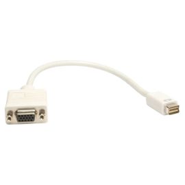 Tripp Lite Mini DVI to VGA Cable Adapter, Video Converter for Macbooks and iMacs (M/F)