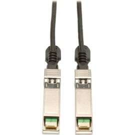 Tripp Lite 3M SFP+ 10Gbase-CU Twinax Passive Copper Cable SFP-H10GB-CU3M Compatible Black 10ft 10'