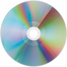 Verbatim CD-R 700MB 52X Shiny Silver Silk Screen Printable, Hub Printable - 100pk Spindle