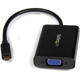 StarTech.com Micro HDMI to VGA Adapter Converter with Audio for Smartphones / Ultrabooks / Tablets - 1920x1080