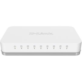 D-Link GO-SW-8GE 8-Port Gigabit Unmanaged Metal Desktop Switch