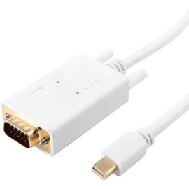 4XEM 6FT Mini DisplayPort Male to VGA Male