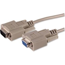 DB9 MALE TO DB9 FEMALE 10FT (NULL MODEM)