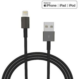 4XEM 3Ft 1M Black charging data and sync Cable For Apple iphone 5 5s 6 6s 6plus 7 7plus