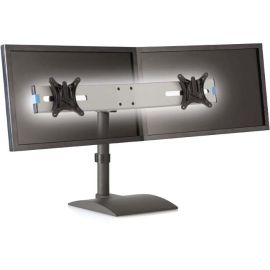 FREESTANDING DUAL MONITOR STAND SUPP UP TO TWO 24IN DISPLAYS