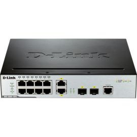 D-Link 10-Port Gigabit L2 Managed Switch Including 2 Gigabit Combo Base-T/SFP Ports