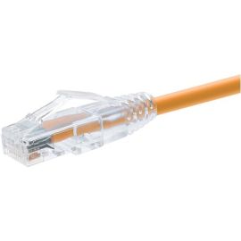 UNC GROUP 7 FOOT CAT6 SNAGLESS CLEARFIT PATCH CABLE ORANGE - CAT6 PATCH CABLE C