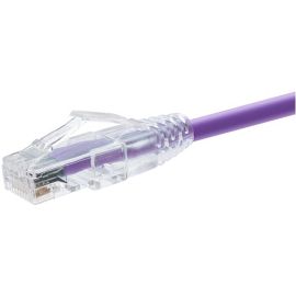 UNC GROUP 25 FOOT CAT6 SNAGLESS CLEARFIT PATCH CABLE PURPLE - CAT6 PATCH CABLE