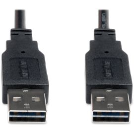 Tripp Lite 3ft USB 2.0 Hi-Speed Universal Reversible Connector Cable M/M 3'