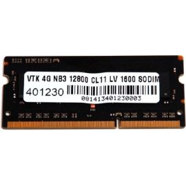 VisionTek 4GB DDR3L Low Voltage 1600 MHz (PC3-12800) CL11 SODIMM - Notebook