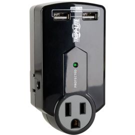 Tripp Lite Surge Protector Direct Plug-In 3 Outlet 2.1A USB Charger 540 J