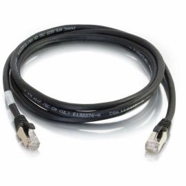 C2G-6ft Cat6a Snagless Shielded (STP) Network Patch Cable - Black