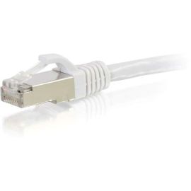 C2G-3ft Cat6 Snagless Shielded (STP) Network Patch Cable - White