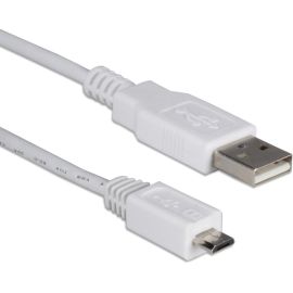 QVS Micro-USB Sync & Charger Cable for Smartphone, Tablet, MP3, PDA and GPS