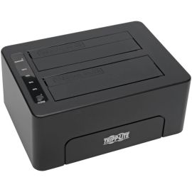 Tripp Lite USB 3.0 SuperSpeed to Dual SATA External Hard Drive Docking Station w/ Cloning 2.5in and 3.5in HDD