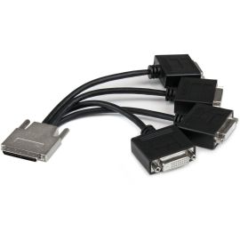 StarTech.com VHDCI to Quad DVI Splitter Breakout Cable - VHDCI (M) to 4x DVI-D (F)