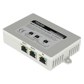 CyberData 2-Port PoE Gigabit Port Mirroring Switch