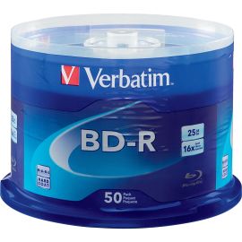 BD-R 25GB 16X with Branded Surface - 50pk Spindle