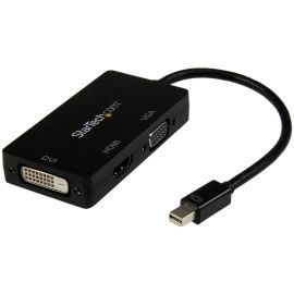 StarTech.com Mini DisplayPort Adapter - 3-in-1 - 1080p - Monitor Adapter - Mini DP to HDMI / VGA / DVI Adapter Hub