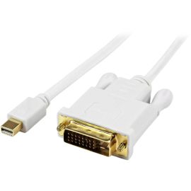 StarTech.com 6 ft Mini DisplayPort to DVI Active Adapter Converter Cable - mDP to DVI 1920x1200 - White