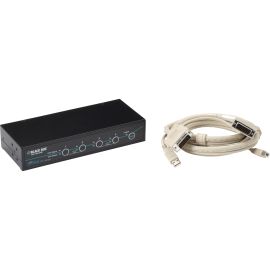 Black Box ServSwitch DT DVI 4-Port with Emulated USB Keyboard/Mouse Kit