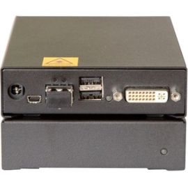 Black Box DKM Compact KVM Extender Receiver - DVI-D, (2) USB HID, Single-Mode Fiber