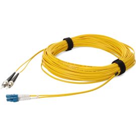 AddOn 20m LC (Male) to ST (Male) Yellow OS2 Duplex Fiber OFNR (Riser-Rated) Patch Cable