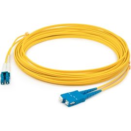 LC/SC M/M PATCH CBL 15M YELLOW OS2 RISER TAA FIBER