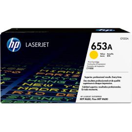 HP 653A (CF322A) Original Standard Yield Laser Toner Cartridge - Single Pack - Yellow - 1 / Each