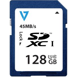 V7 VASDX128GUHS1R-2N 128 GB Class 10/UHS-I SDXC